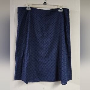 Liz Claiborne Career Eyelet A Line Skirt